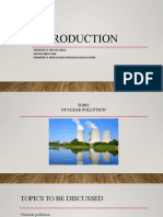 Effects of Nuclear Pollution