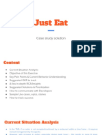 Just Eat: Case Study Solution