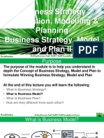 Business Strategy Formulation, Modelling & Planning Business Strategy, Model and Plan II
