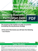 BSFMP - Winning Business Strategy Formulation Case Study I