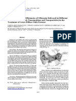 Comparison of The Efficiencies of Ofloxacin Delivered in Different Forms (Conventional, Nanoemulsion and Nanoparticles) in The Treatment of Acute Diffuse Otitis Externa