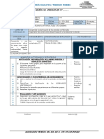 Sesión de Aprendizaje Froebel 2022 1