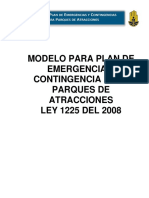 Modelo Plan de Emergencias y Contingencias Pec 1225 Del 2008 SGRED