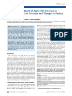 The Cytokine Network of Acute HIV Infection