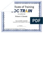 Public Health Policy Evaluation at CDC Certificate