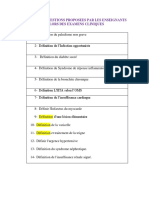 Questions Etudiants Préclinique