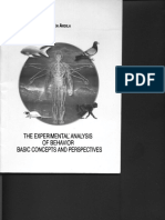 The Experimental Analysis of Behavior