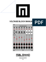 Voltage Block Manual V1.5: 814 Se 14Th Avenue Portland or 97214 USA