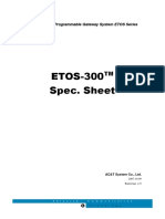 ETOS-300DX Spec Sheet