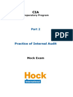 Hock CIA P2 - Mock Exam