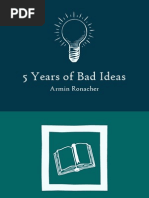 Download Bad Ideas by Armin Ronacher SN58306088 doc pdf