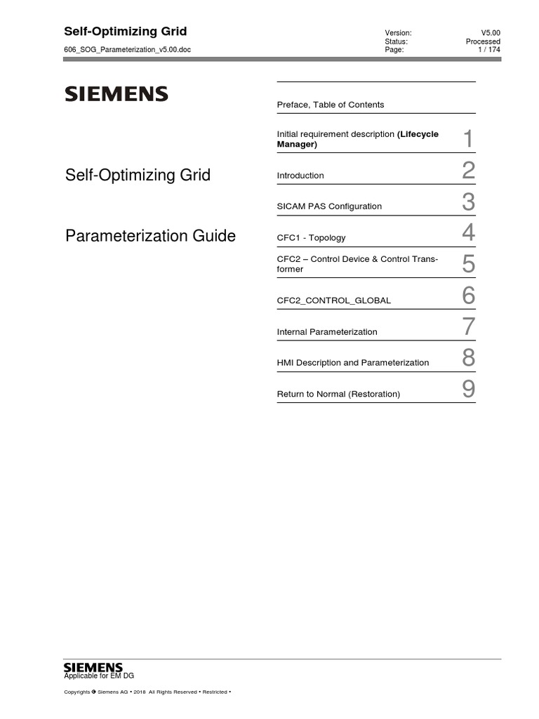 SOG Parameterization v5.00 | PDF | Scada | Computer Science