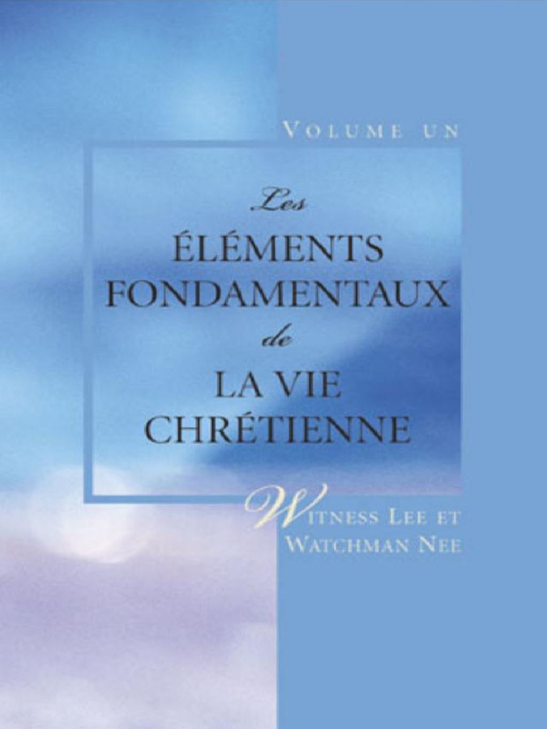 Fondements de la vie chrétienne | PDF | Jésus | Paul l'apôtre