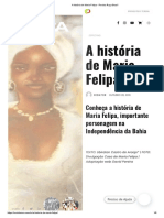 A História de Maria Felipa - Revista Raça Brasil