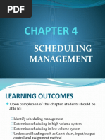 Chapter 5 - Scheduling Management