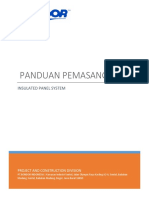 Panduan Pemasangan: Insulated Panel System