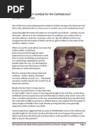 Did Blacks Fight in Combat for the Confederacy?