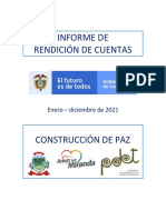 Informe Rendicion de Cuentas Pdet Miranda Cauca