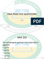 Ana Practice Questions - 021819