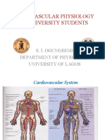 Cardiovascular Physiology For University Students: S. I. Ogungbemi Department of Physiology University of Lagos