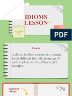 Idioms and Phrases Explained