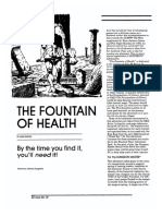 The Fountain of Health - (1st Level)