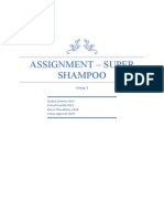 Super Shampoo Questions