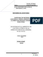 Informe de Auditoria Sistemas Contables Uancv-Puno