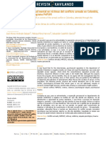 Atención Psicosocial y Salud Mental en Víctimas Del Conflicto Armado en Colombia, Atendidas A Través Del Programa PAPSIVI