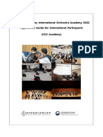 2022 KSO Academy - Application Guide For International Participants (Eng.)