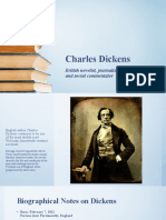 Charles Dickens: British Novelist, Journalist, Editor, Illustrator and Social Commentator