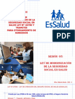 5 Ley de Modernización de La Seguridad Social en Salud. Ley #26790