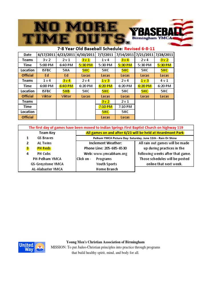 Reds Schedule | PDF