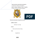 Situación Socioeconómica Del Agricultor en El Perú