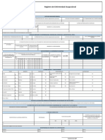 Registro de Enfermedad Ocupacional