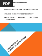 Cyclic Model of Curriculum