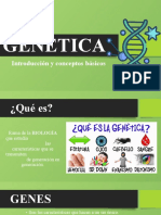 Genética: Introducción a conceptos básicos