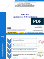 Tema 3.1 Operaciones de Conminución