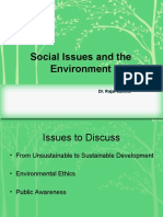 Social Issues and The Environment: Dr. Rajat Saxena