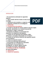 Estructura de Proyecto de Investigacion