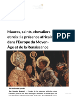 Maures, Saints, Chevaliers Et Rois - La Présence Africaine Dans