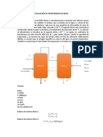 Evaluación de Transferencia de Masa