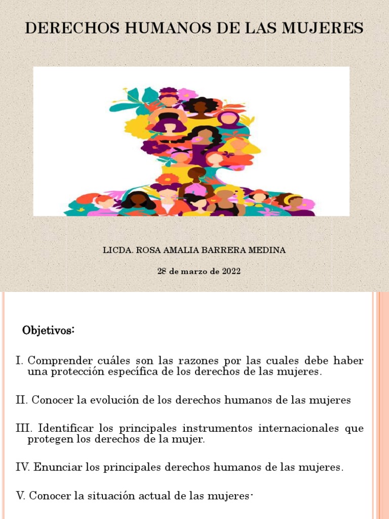 Derechos Humanos de las Mujeres: Evolución y Retos | PDF | La violencia ...