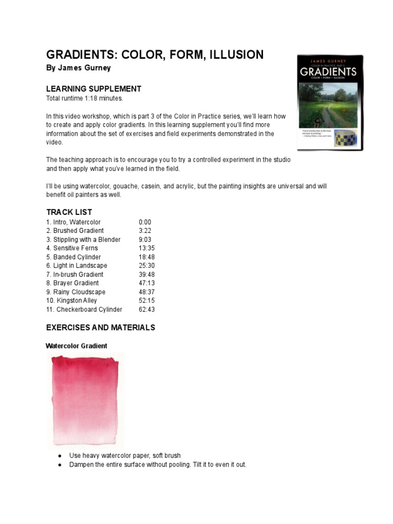 Mastering Color Gradients in Painting | PDF | Watercolor Painting ...