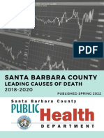 Santa Barbara County Leading Causes of Death 2018-2020