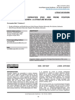 Prolonged Slow Expiration (Pse) and Prone Position Intervention in Children: A Literature Review