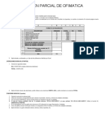 Examen Parcial de Excel