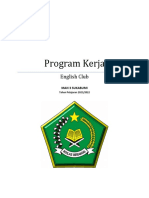 Program Kerja English CLub 2021-2022