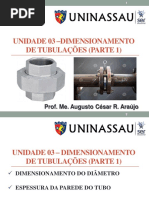 UNIDADE 03 -DIMENSIONAMENTO DE TUBULAÇÕES - PARTE 1