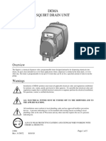 Dema Squirt Drain Unit: I-984 Page 1 of 5 Rev. J-35972 8/10/10